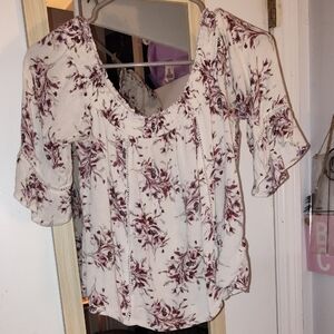 Floral Print Women's Top